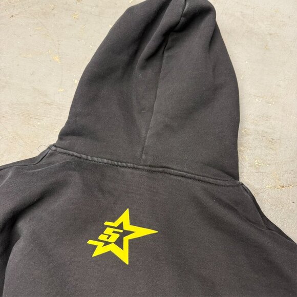 Sp5der P*nk Hoodie Nevermind The Slime Made in USA Cotton Black Oversized XL - Picture 9 of 9